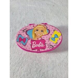 Shakespeare Mattel Barbie Mini Tackle Box Fishing Pink with Clip-on Back 2013